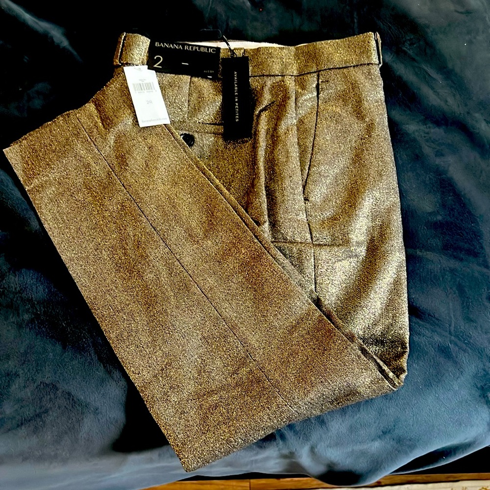 NWT Gold Sparkle Pants
